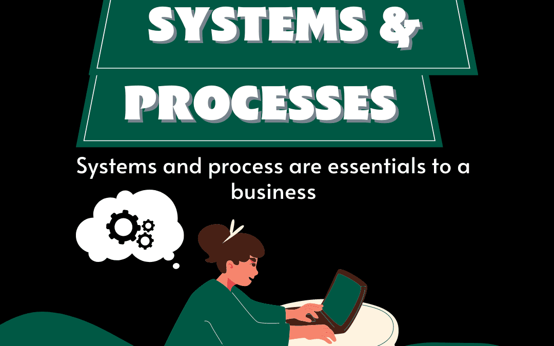 Systems and processes are essentials to a business