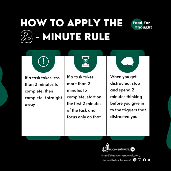 The 2 Minute Rule