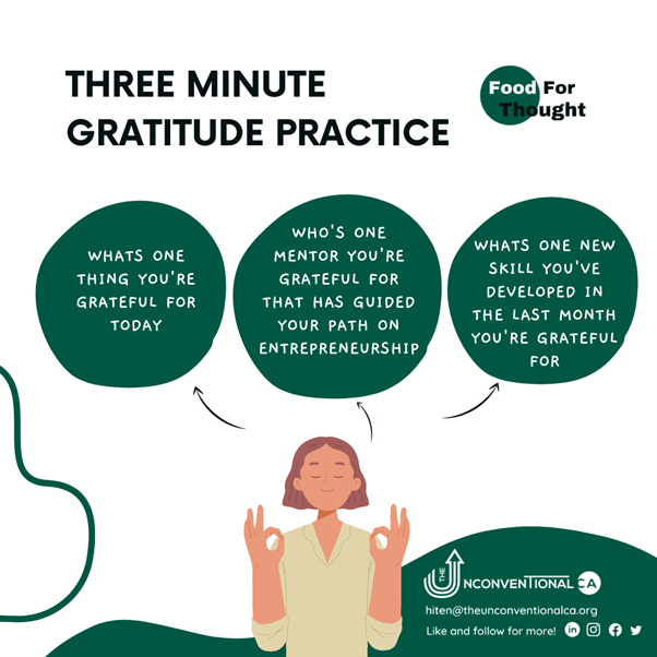 3 minute self gratitude technique